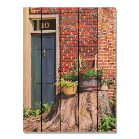 RICKI&APOSS RUGS 28 x 36 in. No.10 Inside & Outside Cedar Wall Art RI896450